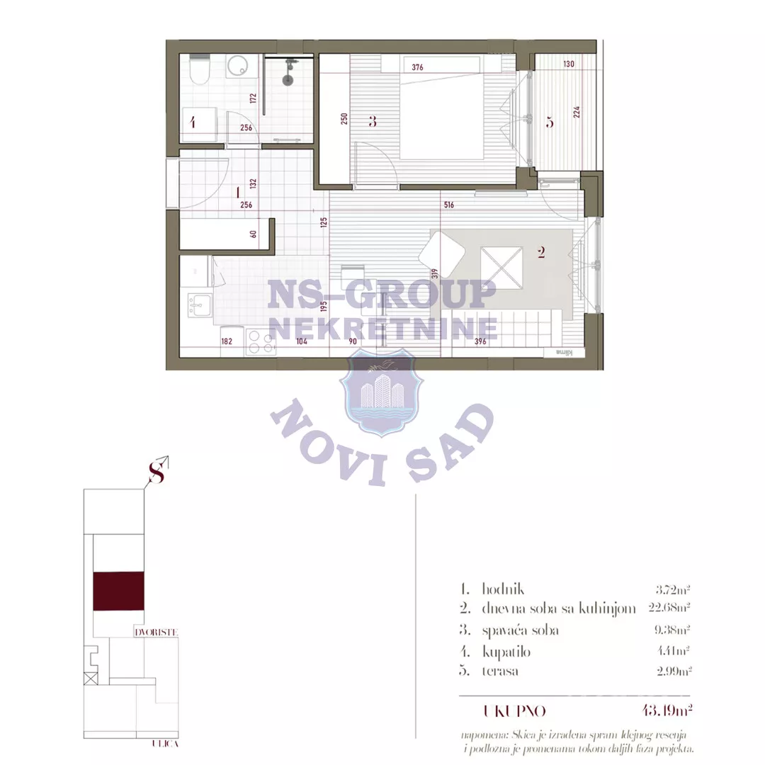 Dvosoban stan | 4zida