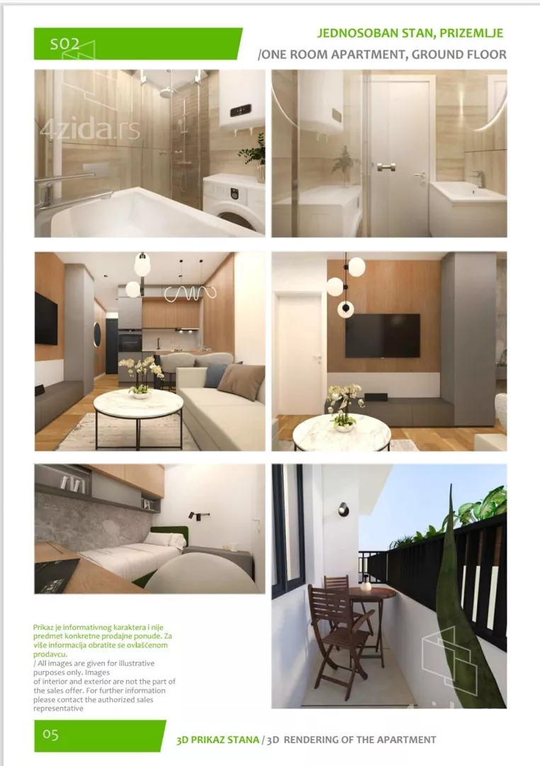 Jednosoban stan | 4zida