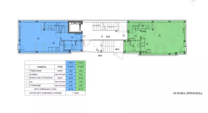 Troiposoban stan | 4zida