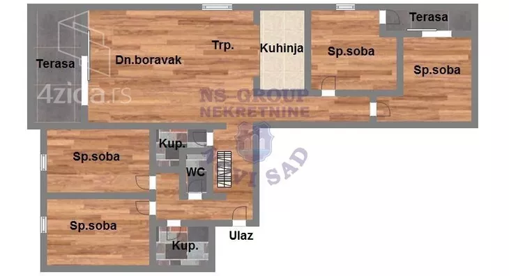 Petosoban stan | 4zida