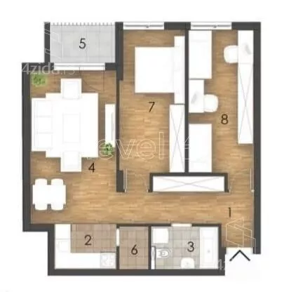 Trosoban stan | 4zida