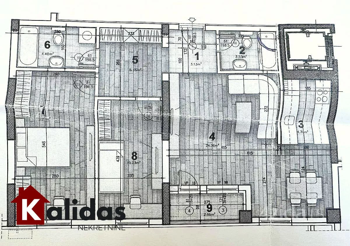 Trosoban stan | 4zida