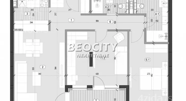 Trosoban stan | 4zida