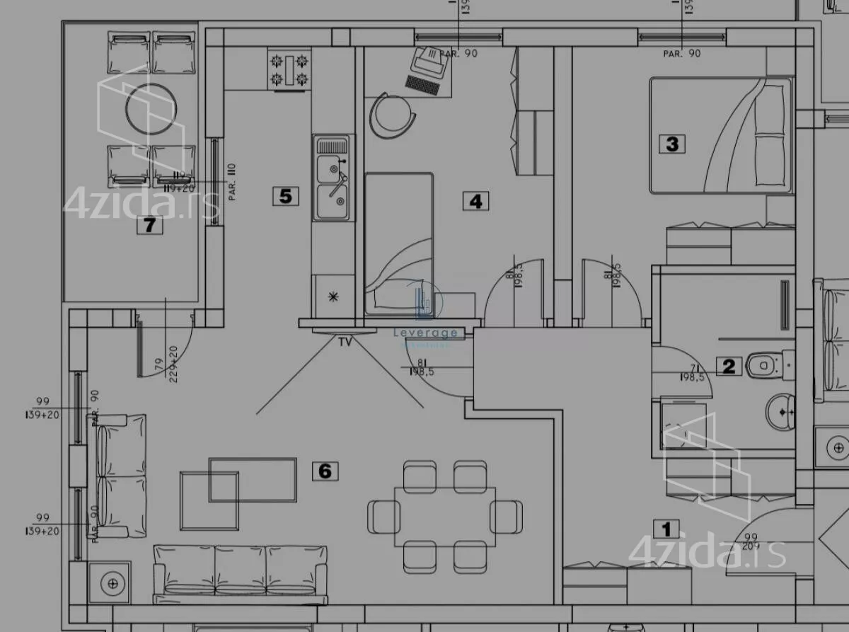 Dvoiposoban stan | 4zida