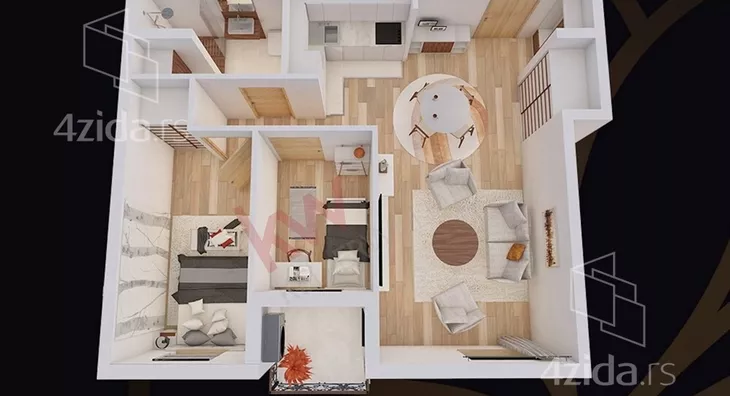 Dvoiposoban stan | 4zida