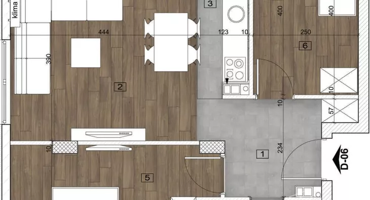 Trosoban stan | 4zida