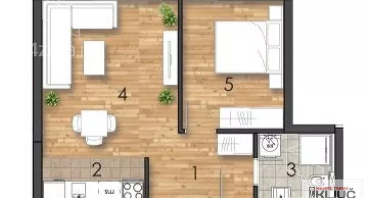 Dvosoban stan | 4zida