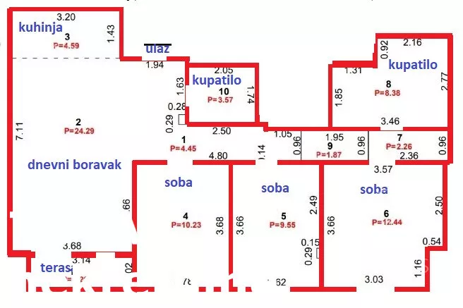 Troiposoban stan | 4zida