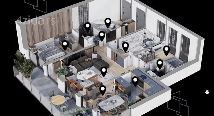 Četvoroiposoban stan | 4zida