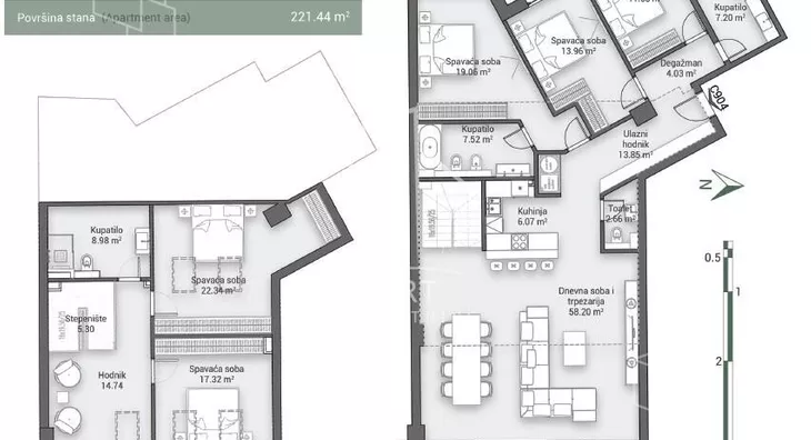 Šestosoban stan | 4zida