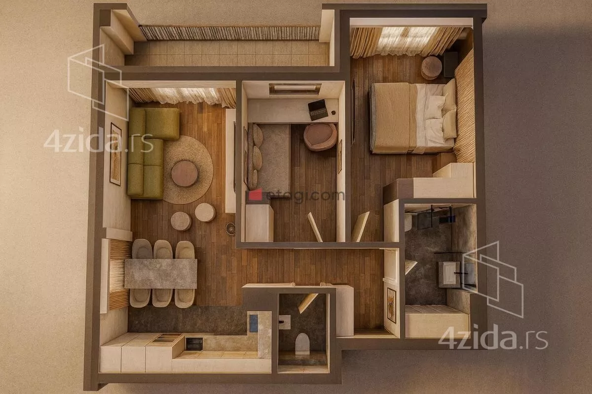 Troiposoban stan | 4zida