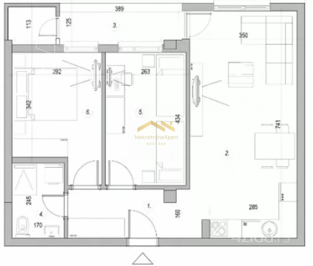 Trosoban stan | 4zida