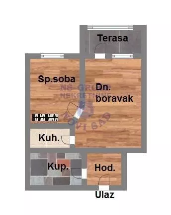 Jednoiposoban stan | 4zida