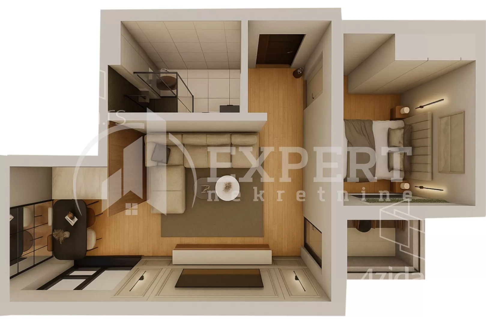 Jednoiposoban stan | 4zida