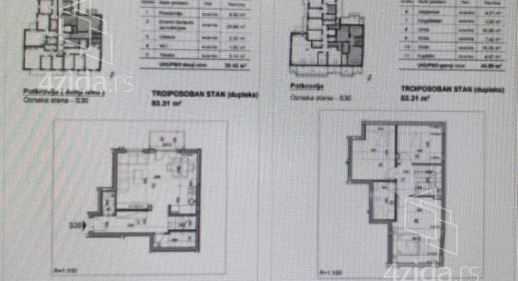 Troiposoban stan | 4zida