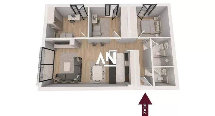 Troiposoban stan | 4zida