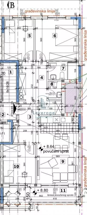 Troiposoban stan | 4zida