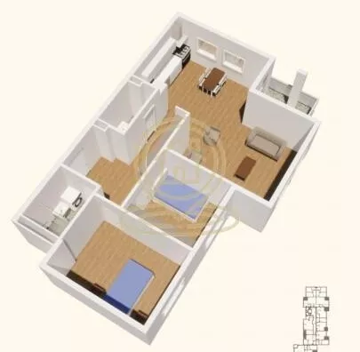 Trosoban stan | 4zida