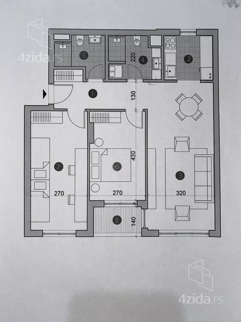 Trosoban stan | 4zida