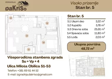 Miloša Obilića 51-53 | 4zida.rs