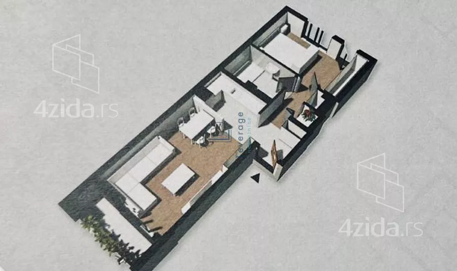 Jednoiposoban stan | 4zida