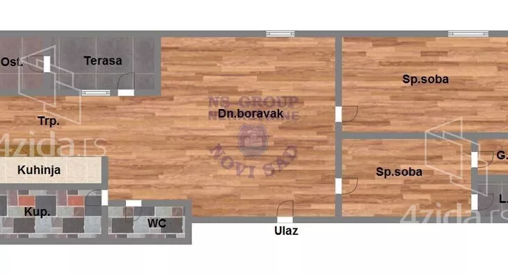 Trosoban stan | 4zida