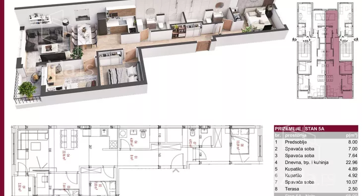 Troiposoban stan | 4zida