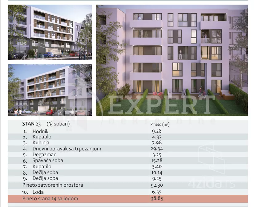 Troiposoban stan | 4zida