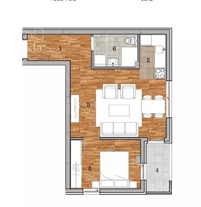 Dvosoban stan | 4zida