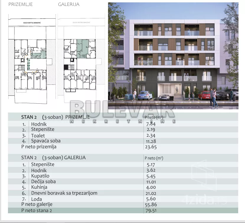 Trosoban stan | 4zida