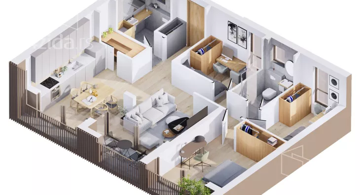 Trosoban stan | 4zida