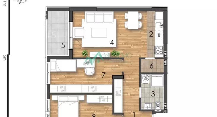 Dvoiposoban stan | 4zida