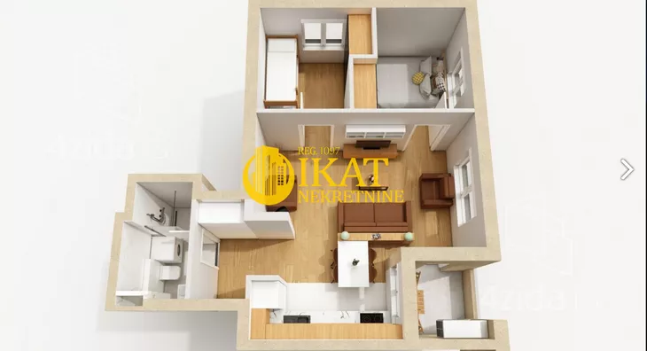 Jednoiposoban stan | 4zida