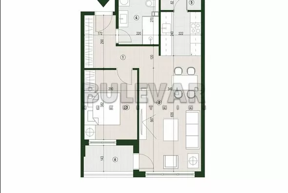 Dvosoban stan | 4zida