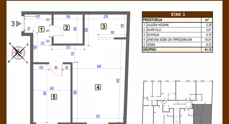 Dvosoban stan | 4zida