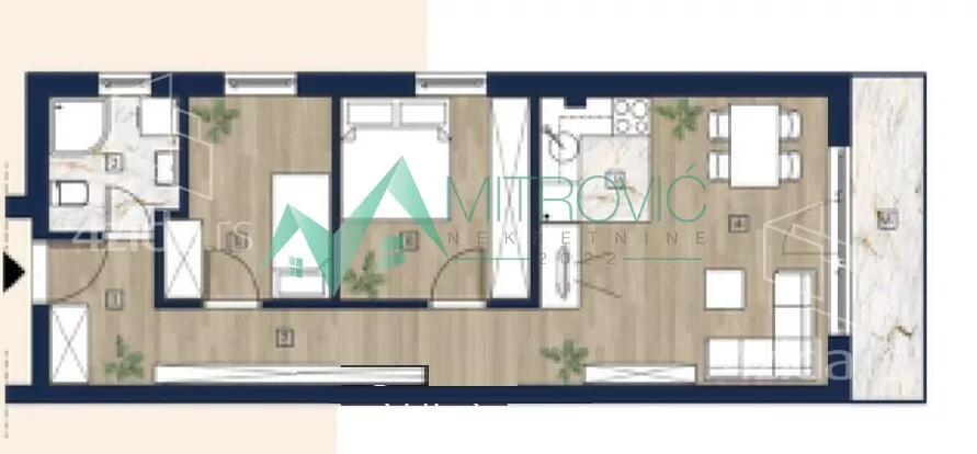 Dvoiposoban stan | 4zida