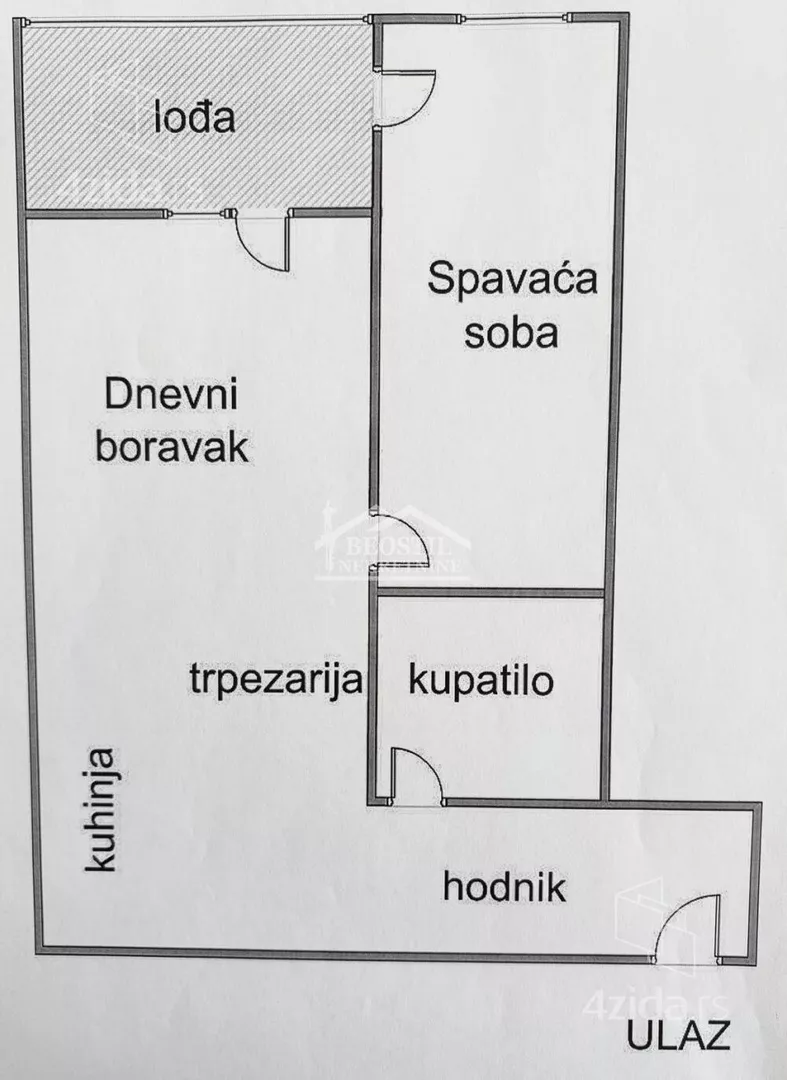 Jednoiposoban stan | 4zida