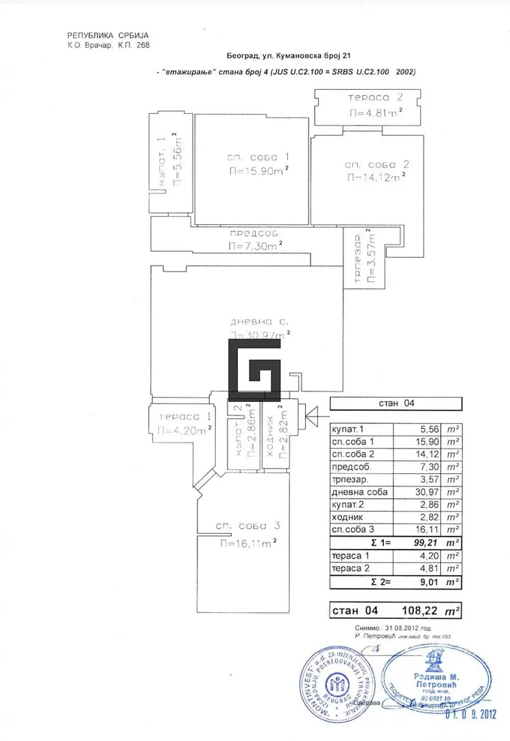 Četvoroiposoban stan | 4zida