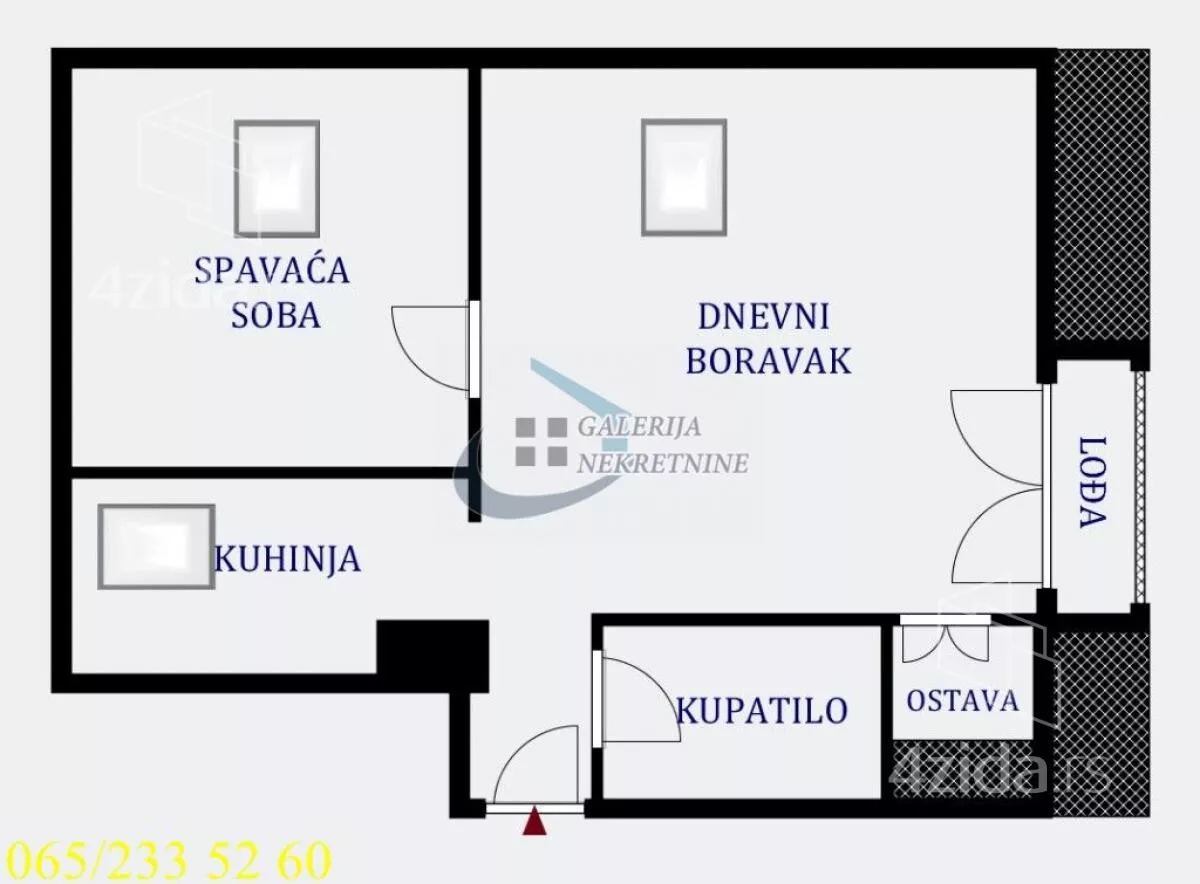 Dvosoban stan | 4zida