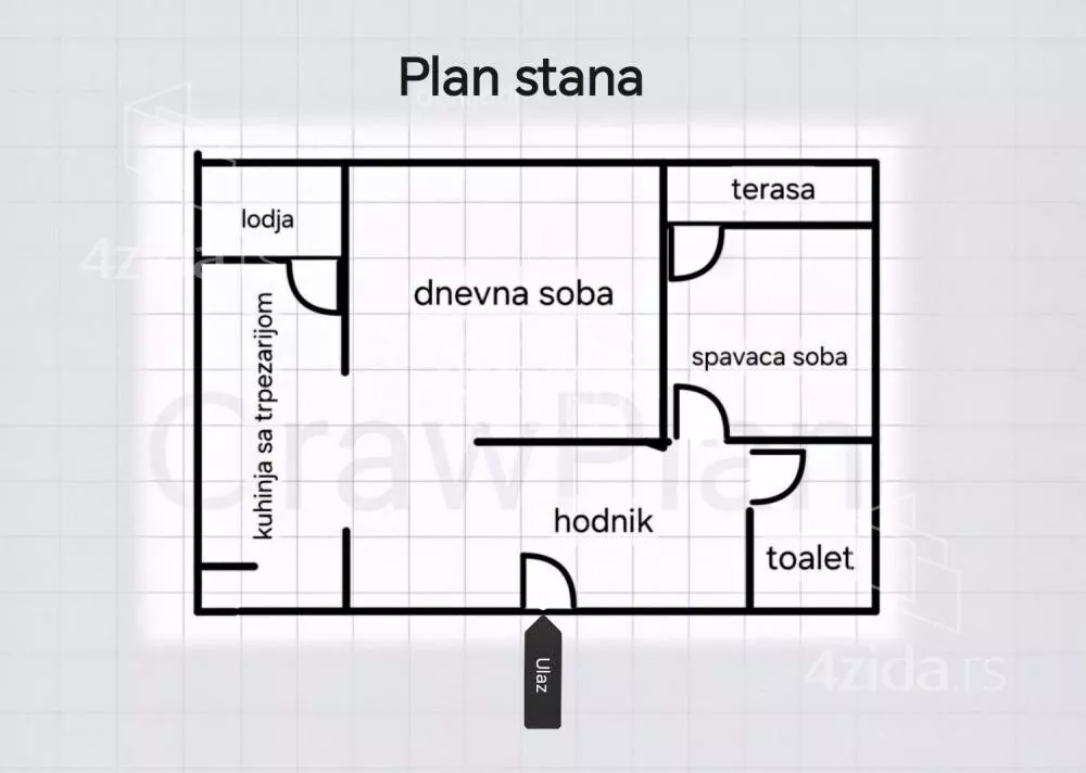 Dvosoban stan | 4zida