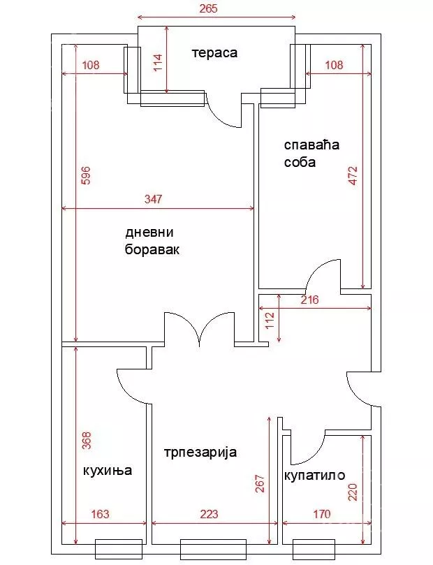 Jednoiposoban stan | 4zida