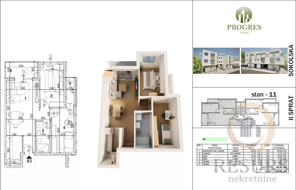 Dvoiposoban stan | 4zida