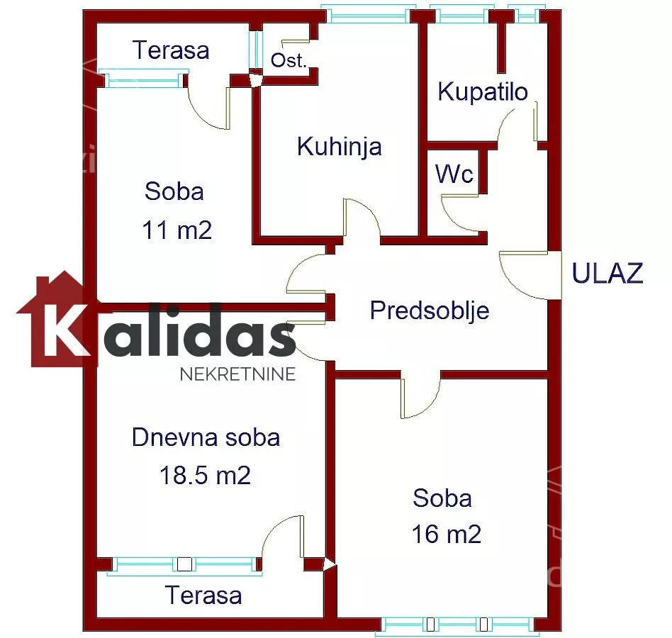 Trosoban stan | 4zida