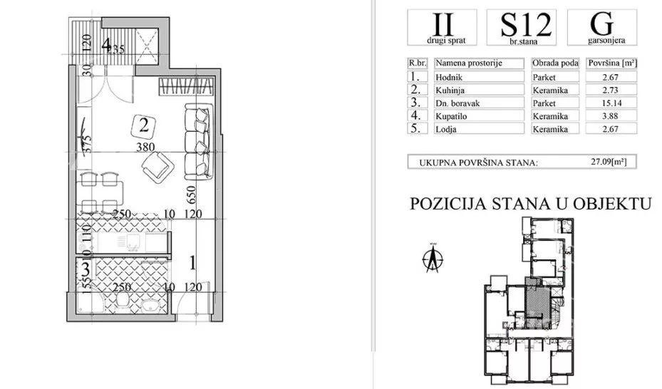 Garsonjera | 4zida