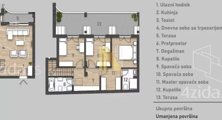 Četvorosoban stan | 4zida
