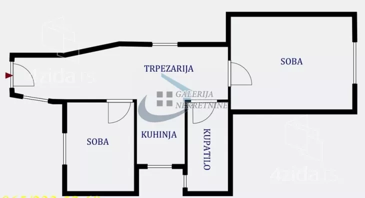 Dvosoban stan | 4zida