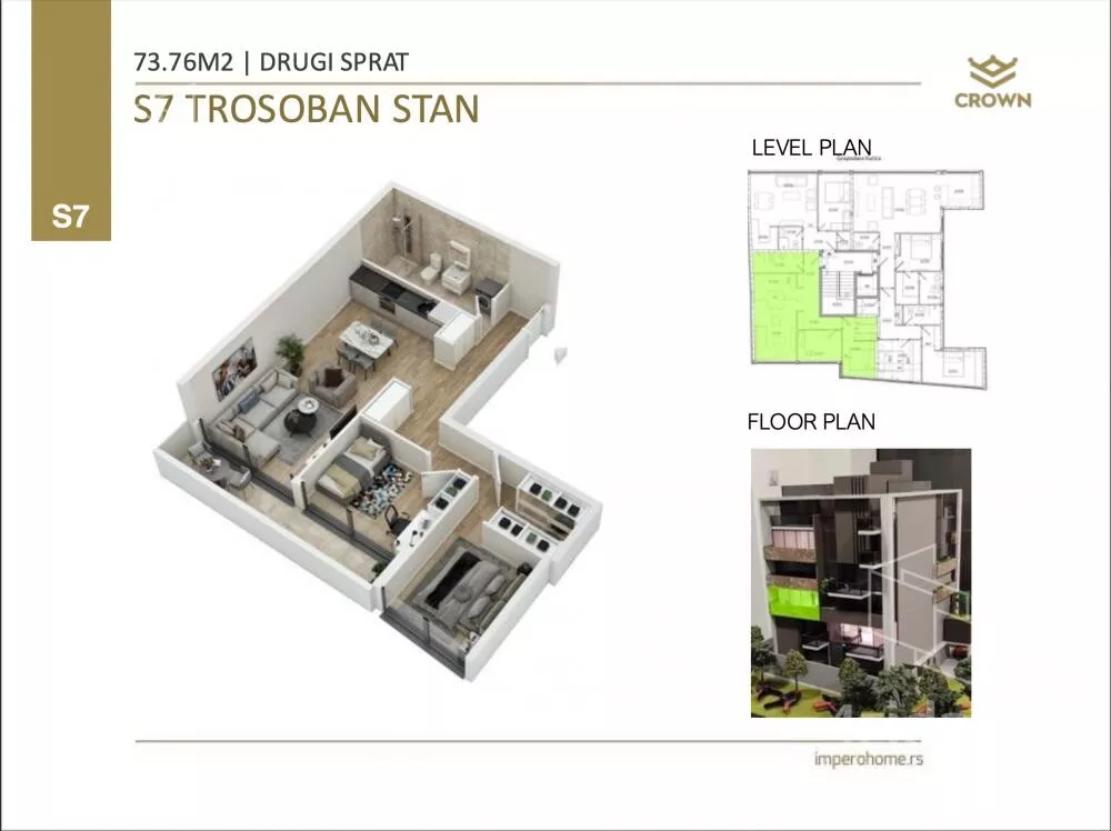 Trosoban stan | 4zida