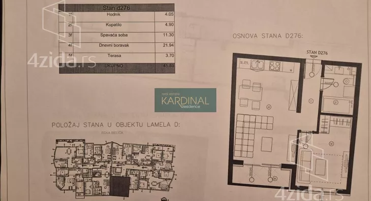 Jednosoban stan | 4zida