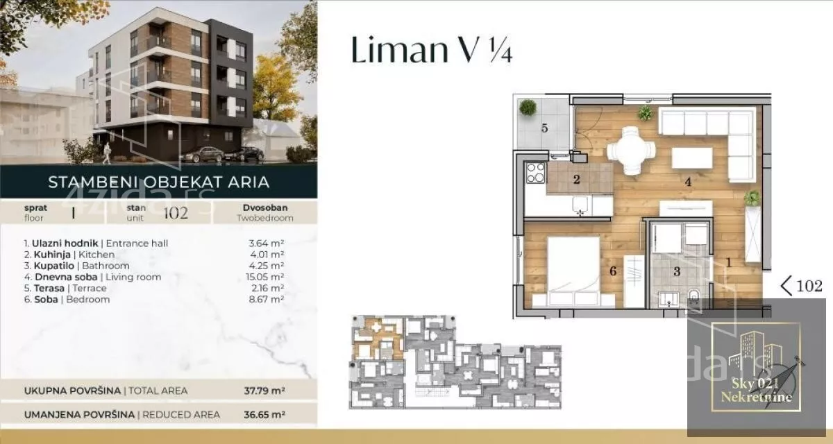 Dvosoban stan | 4zida