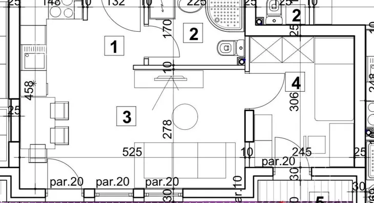 Jednoiposoban stan | 4zida